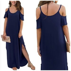 Grecerelle | Boutique Cold Shoulder Maxi Dress - NWT